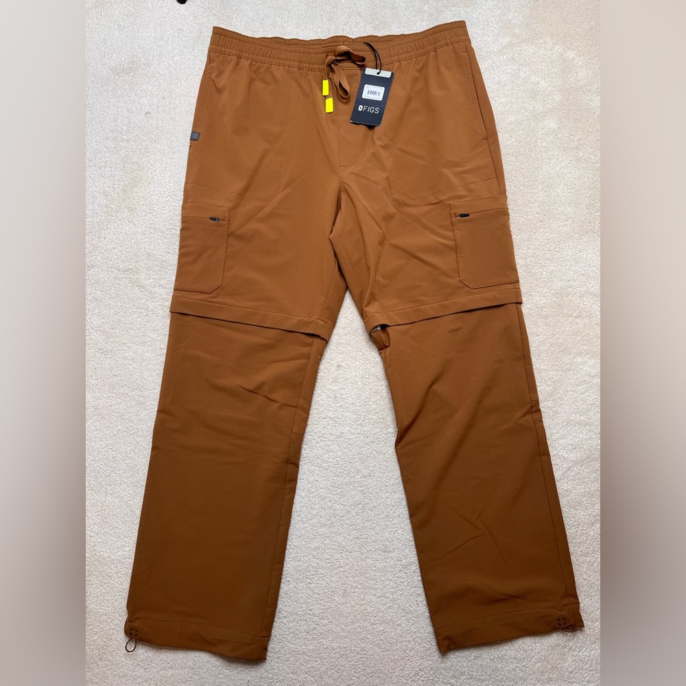 Figs Indestructible Convertible Men’s 2XLT Tall  Scrub Pant Earth Nurse NWT